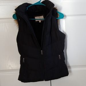 Banana Republic down vest with removable hood